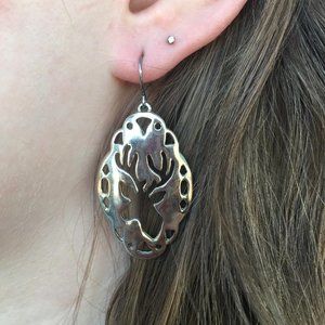 Deer cutout earrings